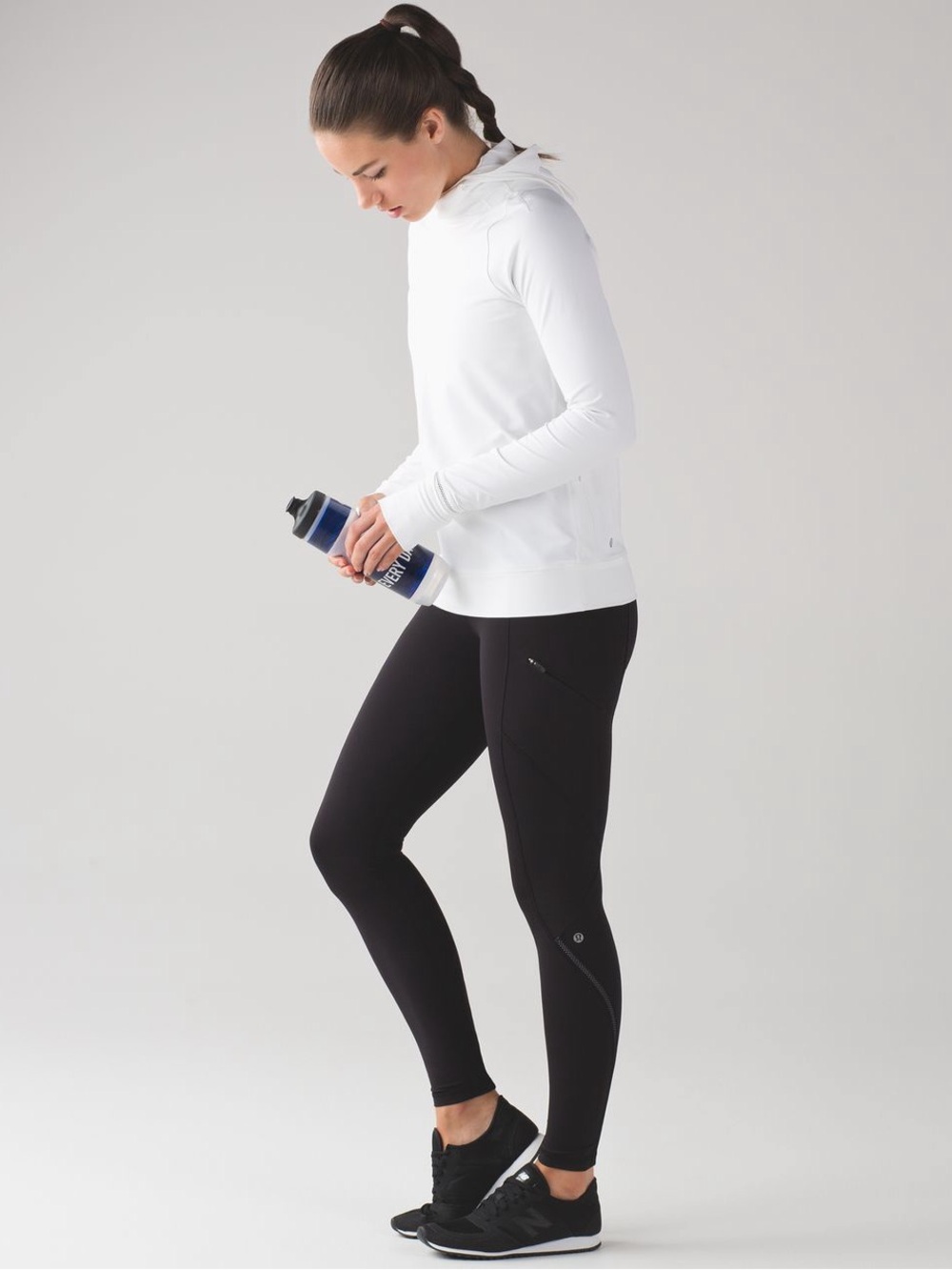 Lululemon Cadence Crusher Tight Black Pockets Reflective Running Leggings Size 4